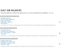 Tablet Screenshot of gulfjobvacancies.com